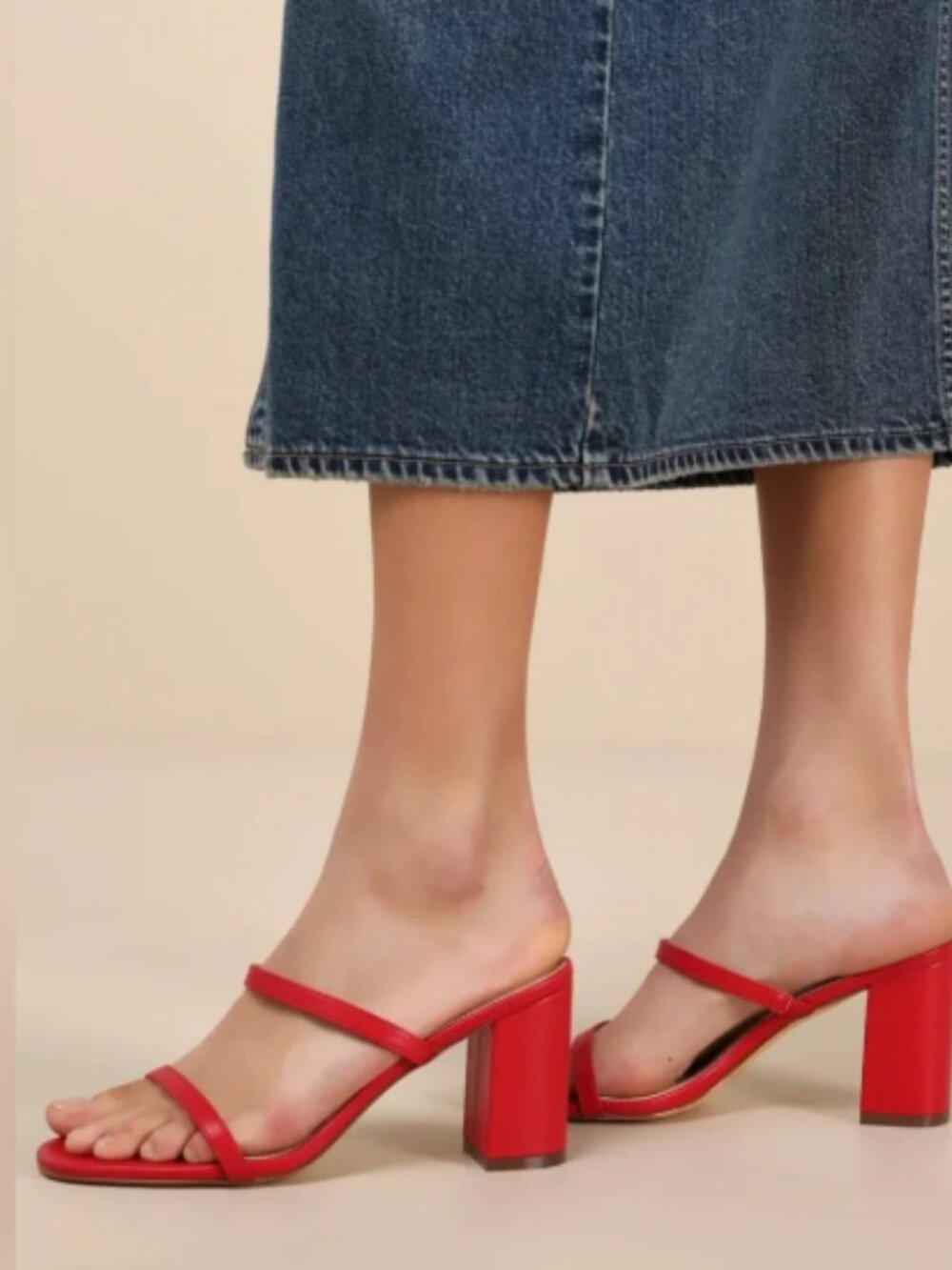 Lulus Ariellie Red High Heel Sandals
NWT 
Size 8